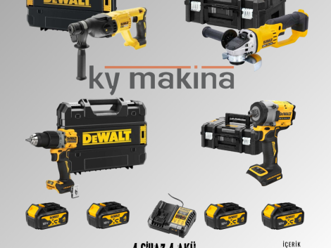 dewalt 4'lü set